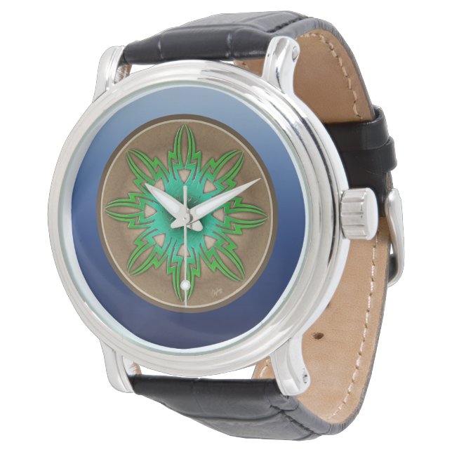Green Sun Watch (Angled)