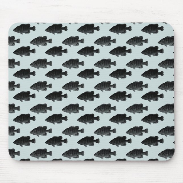 Green Sunfish Mouse Mat (Front)