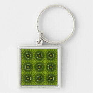 Green Suns Key Ring