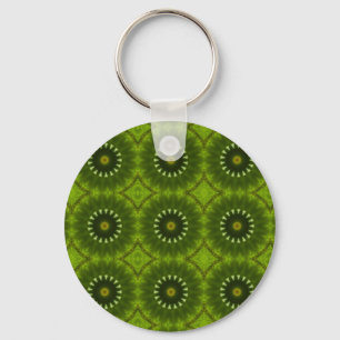 Green Suns Key Ring