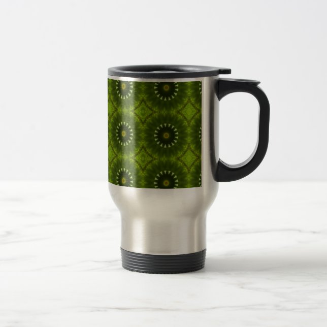 Green Suns Travel Mug (Right)