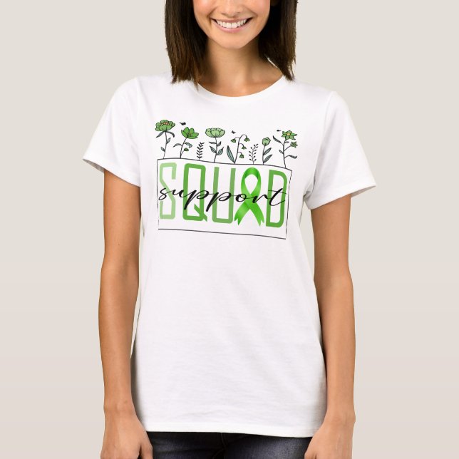 green support squad mitochondrial disease T-Shirt (Front)