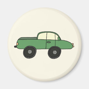 Green SUV Magnet