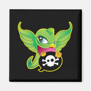 Green Swallow Magnet