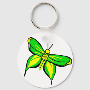 green swallowtail butterfly key chain