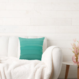 Green Sweep Ombre Pillow