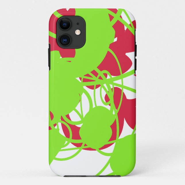 Green Swirl Case-Mate iPhone Case (Back)