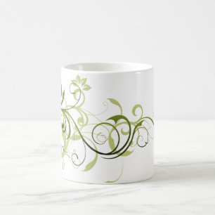 Green Swirl Coffee Mug