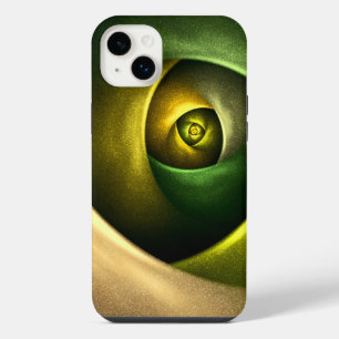 Green Swirl Floral Modern Abstract Art Pattern #23 iPhone 14 Plus Case