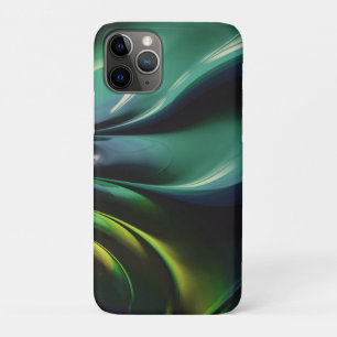 Green Swirl Phone Cases