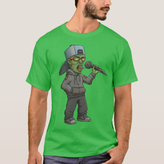 green t-shirt