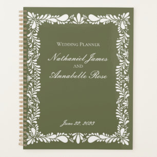 Green Talavera Tile Spanish Fiesta Floral Wedding Planner