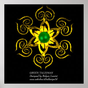 GREEN TALISMAN POSTER
