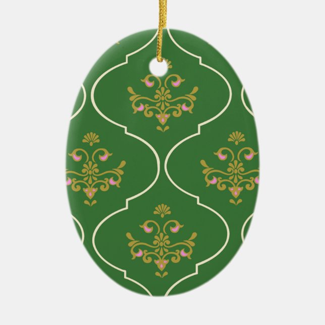 Green Tapestry Ornament (Front)