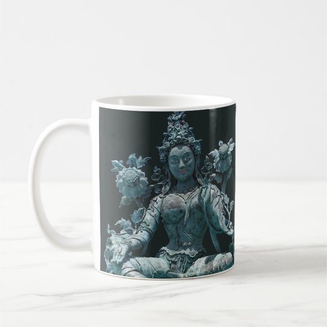 Green Tara Coffee Mug (Left)