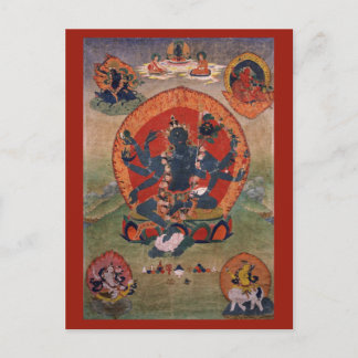 Green Tara Deity Postcard