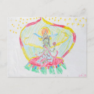 Green Tara Greeting Card