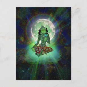 'Green Tara' postcard
