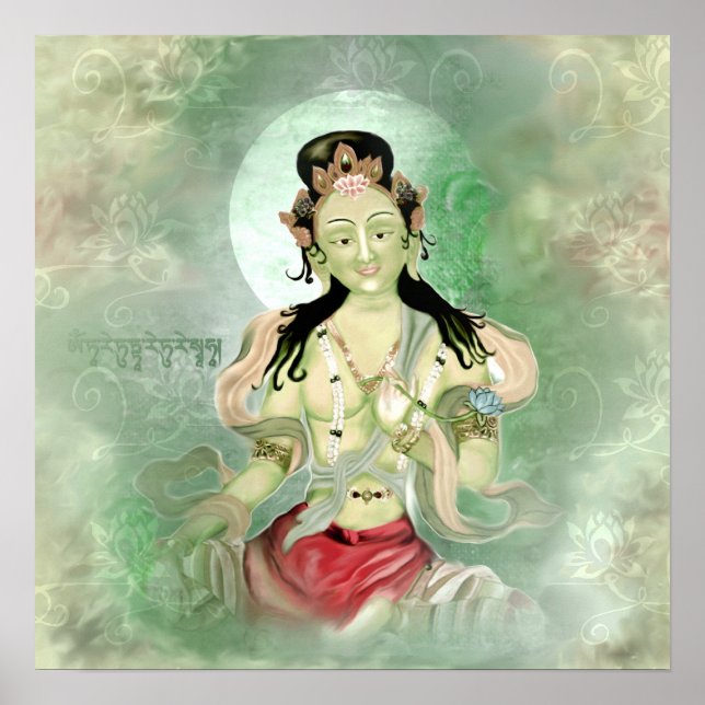 Green Tara Poster (Front)