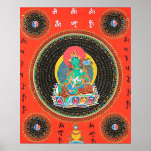 Green Tara Poster