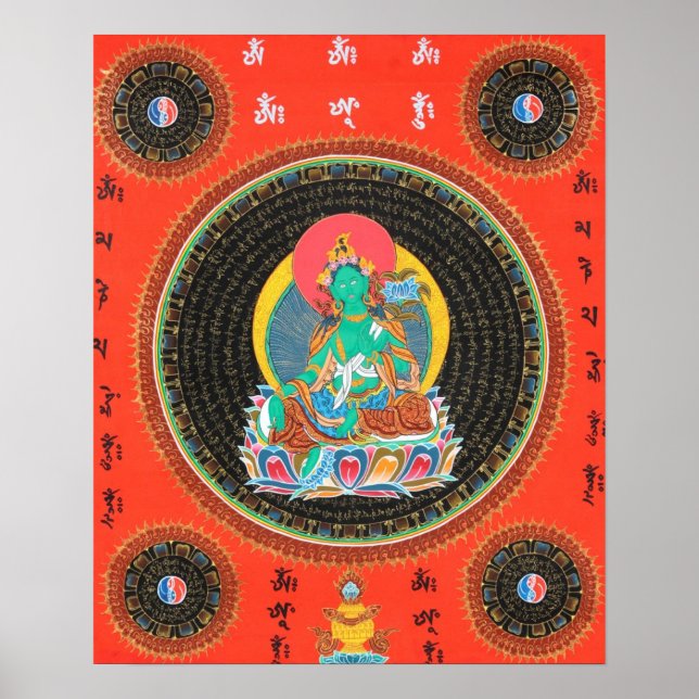 Green Tara Poster (Front)