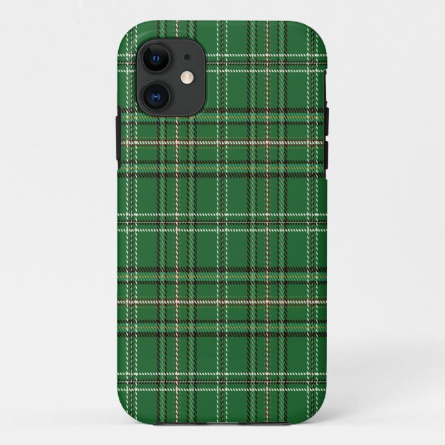Green Tartan  Case-Mate iPhone Case (Back)