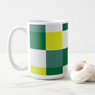 Green Tartan Check Coffee Mug