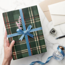 Green Tartan Christmas Wreath