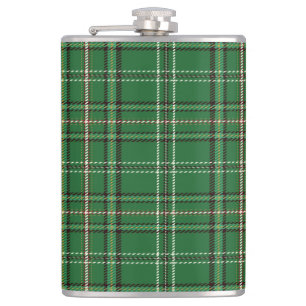 Green Tartan Flask