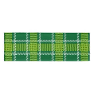 Green Tartan Name Tag