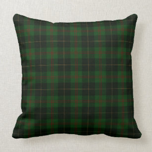 Green Tartan Plaid Scottish Pattern Cushion