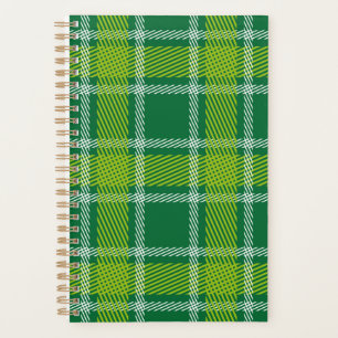Green Tartan Planner