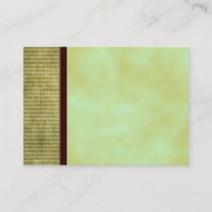 Green Tea Blank Craft Tag Card