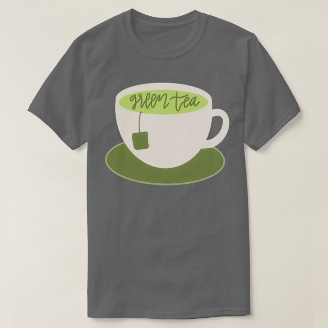 Green tea design 1 T-Shirt (Design Front)