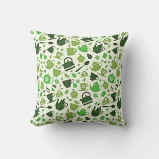 Green Tea Flat Pattern Cushion