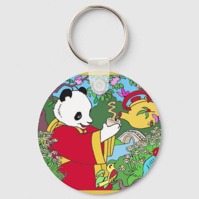 Green Tea Keychain (Front)