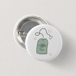 Green Tea Lover - Pin-up Round Badge