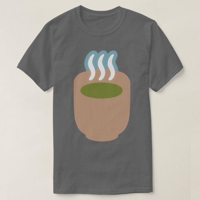 Green Tea Matcha Green Tea Teacup Without Handle 2 T-Shirt (Design Front)