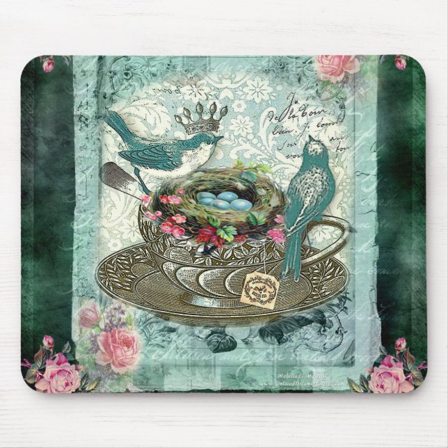 Green Tea Mouse Mat (Front)