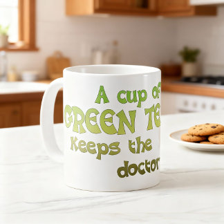 Green Tea Mug - Fun Gift Idea for Green Tea Lover