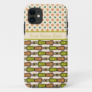 Green Teal Black Cream Tribal iPhone 5/5s Case