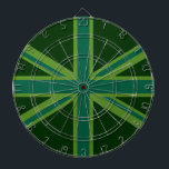 Green Teal Union Jack Flag Style Background Dartboard<br><div class="desc">A vibrant teal green Union Jack British Flag decor all over motif. A design statement that is sure to make an impression on formal and casual occasions. A great last minute gift for yourself or for someone special on your list. Embroidery designs are available in a selection of popular colour...</div>