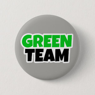 Green Team 6 Cm Round Badge