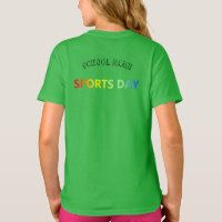 Green Team Cheer stand ,leading Squad - sport Day