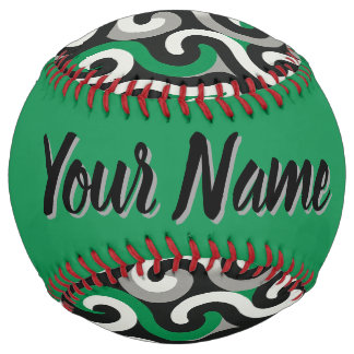 Green Team (personalise) Softball