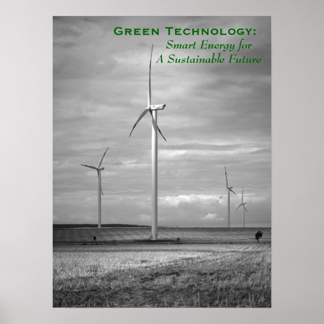 Green Technology: Smart Energy Poster (Front)