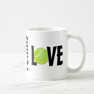 Green Tennis Ball LOVE Coffee Mug