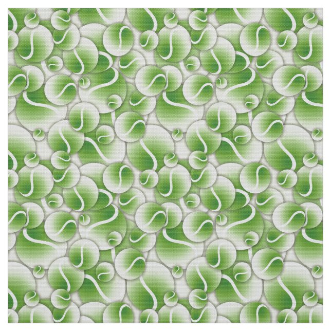Green tennis balls fabric (Swatch)