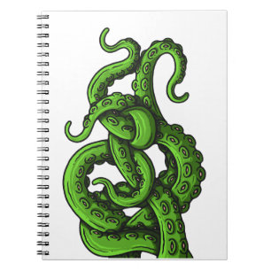 Green tentacles notebook