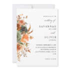 Green & Terra Cotta Floral Wedding